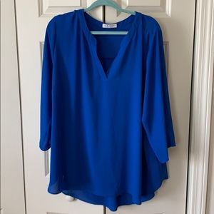 Royal Blue Chaus blouse